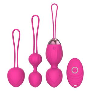 Vibrators 10 Speed Vibrating Egg g Spot Vibrator Remote Control Vaginal Ball Kegel Tighten Exercise Erotic Sex Shop Adult Toys for Women