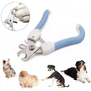 Pet Nail Clipper Paslanmaz Çelik Köpek Kedi Tırnak Düzenleyicisi İşçi Kurtarıcı Tırnak Clipper Uygun Köpek Bakım Malzemeleri 828