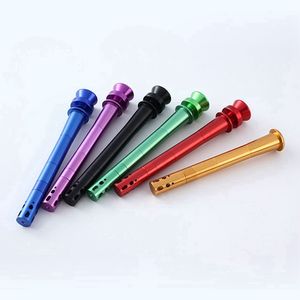 Colorful Smoking Down Stem Bowl Kit Aluminium Portable Herb Tobacco Waterpipe Filter Bong Removable Adjustable Bong DownStem Hookah Shisha Cigarette Holder