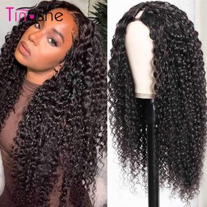 Tinashe cabelo encaracolado v parte peruca humana sem deixar de fora atualizar u perucas sem cola