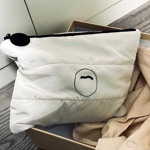 Mulheres de luxo moda maquiagem sacos de armazenamento feminino marca ch saco cosmético espaço algodão bolsa de viagem bolsa senhoras bolsas organizador bolsas de higiene pessoal carteira 1x3e