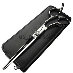 Scissors Shears 67 inch Japan440c Steel Professional Barber Scissors Hair Design Tool Barber Scissors Hairstylist Hairdressing Scissors Salon x0829