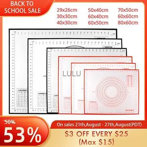 Överdimensionerad 80/70/60/30 cm silikon bakmatta rullande knådning pad bakverk verktyg crepes pizza deg non-stick kök silikon matta hkd230828