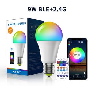 9W 10W Led Lamp Bluetooth direct connection control RGB Light Bulb with remote Home Decoration