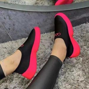 Dress Shoes Women's Sports Shoes Platform Casual Sneaker Orange Character Simple Round Toe Running Slip-On Sneakers Tennis Female Summer New T230829