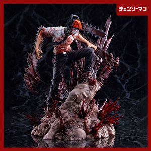 Finger Toys Chainsaw Man Denji Figur 29cm PVC -staty Chainsawman Anime Figurer Action Figur Modell Collection Doll Decoration Toy Gift