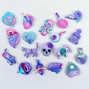 Schuhteile Zubehör Halloween Clog Charms Niedlicher Kürbis Geisterfledermaus für Sandalen Dekor Partybevorzugung Geburtstagsgeschenke Drop Lieferung Otc2L