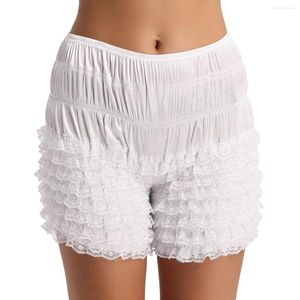 Women's Shorts Womens Tiered Ruffle Lace Lingerie Gothic Summer Casual Bloomers Sissy Frilly Knickers Boyshort Dance Underwear Clubwear