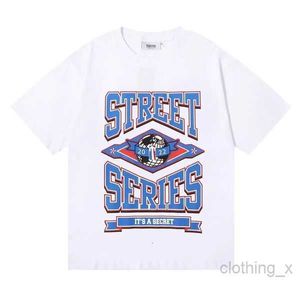 T-shirt nuova da uomo Lettera Driving dogs Stampa Tee T-shirt allentata alla moda da donna Top di marca Trapstar High Street Manica corta Asia Bianco nero tinta unita 6ZDG