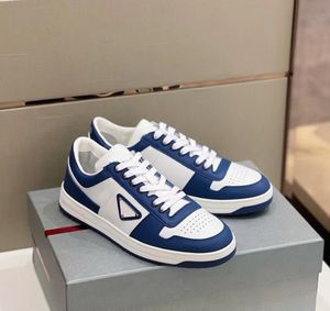 Men casual shoes prax1 Triangle logo Nylon Leather Technical Sneaker Shoes Fabric Re-Nylon Chunky Rubber Casual Walking Discount Trainer With Box.EU38-46