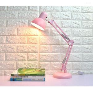 Настольные лампы Us Plugck Night Reading Light 4 Color Dest Lamp Lamp Dormitory Dormitory