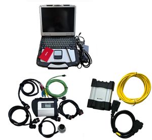 2in1 Auto Diagnostic Tools MB Star C4 ICOM Nästa gränssnitt och kablar Kodskanner 2TB SSD Laptop CF31 4G I5 CPU för BMW/MB