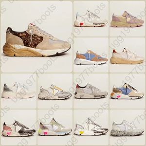 Designer Golden Star Casual Shoes Mens and Womens Goose Tennis Shoes Star Luxury Italian Brand Sports Shoes paljett Fold Classic Old Dirty Running Shoes EUR35-45