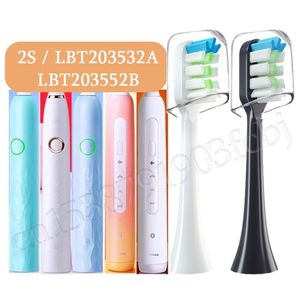 Toothbrushes Head For Lebooo 2S LBT203532A LBT203552B Electric Toothbrush Diamond White Protection Replace Brush With Cover 230828