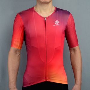 قمصان ركوب الدراجات تتصدر Swiftofo Flame Red Men Red Cycling Jersey Pro Team Shirt Sleeve Bicycle Clother Tops Stirt Dist Sports Assive 230828