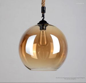 Lâmpadas pendentes vintage loft industrial país americano edison lâmpada de vidro café restaurante bar sala moderna casa luminária