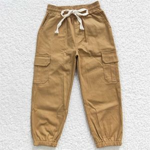 Pantaloni all'ingrosso Neonato Ragazza Tasca Abbigliamento sportivo casual Bambini Bambini Cachi Bambino Pantaloni cargo Pantaloni Primavera Autunno Abbigliamento 230828