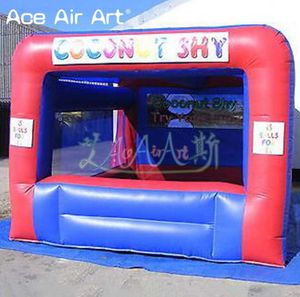 wholesale 3.6m L x 3.6 m W (11.8x11.8ft) Elegant Inflatable Food Booth Bar Counter/Cocktail Bar Counter/Trade Show Candyfloss Treat Shop With Removable Banner