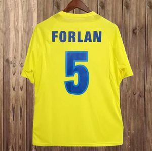 2005 2006 Villarreal retro soccer jerseys home 05 06 Vintage Football Shirt thai quality Camisa de futebol RIQUELME FORLAN KROMKAMP CAZORLA