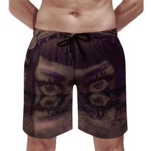 Pantaloncini da uomo Jibaro Face Board Summer Love Death Robots Hawaii Pantaloni corti Abbigliamento sportivo maschile Bauli da spiaggia dal design ad asciugatura rapida