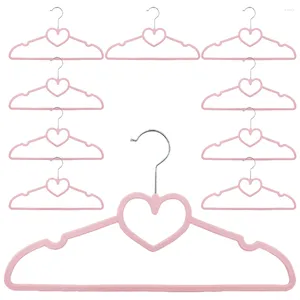 Storage Bags Clothes Hangers Suit Dress Closet Swivel Hook Clothing Plastic Heart Shaped Coat