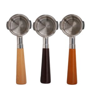 Tampers 58mm portafilter trä kaffemaskin bottenlös filterhållare för expobar trähandtag tillbehör e61 universal 230829