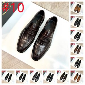 Scarpe da festa originali 1:1 di alta qualità Scarpe da uomo eleganti Mocassini firmati Coiffeur Moda italiana Scarpe da uomo Scarpe da abito da sposa Marchi di lusso formali da uomo