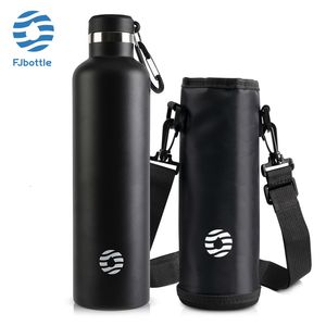 Garrafas de água Feijian garrafa térmica de aço inoxidável 1000ml garrafa esportiva vácuo isolado à prova de vazamento BPA livre 230829