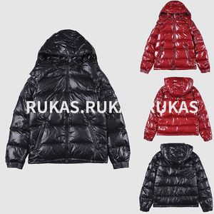 Designer Mäns nedjacka Bright Matte Style Women's Stylish Warm Coat Winter Jacket Luxury Brand Huveed Windsectyed Warme Clothing Casual Outdoor