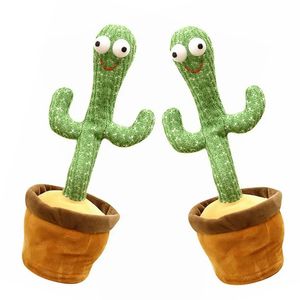 Dancing Cactus Plush Toy Knit Fabric Plush Doll 500pcs