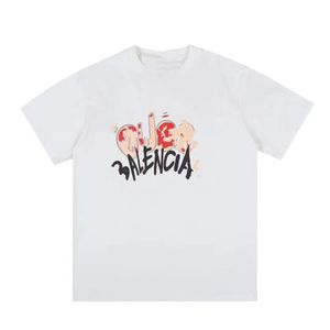 2023 Primavera Verão PA Homens Mulheres Palm Camisetas Mans Stylist Tee Guilhotina Urso Palmas Impresso Manga Curta Truncado Ursos Ângulos Tees Angel Camiseta S-5XL