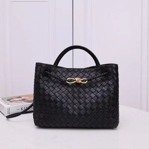 Topp 5A Designer Original Leather Casual Tote Bag Women Shoulder Bag Woven Lambskin Fashion Messenger Bag Luxury Handväska Ny 2023 Multicolor Bu Home S05022