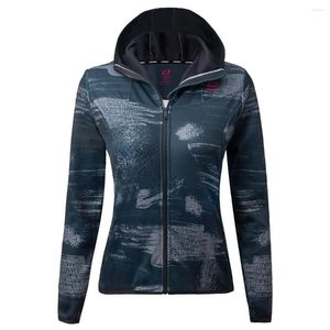 Racing Jackets Catena Women's Fleece Jacket Soft Warm Up Coat Long Sleeve Running Workout Sport Full Zip Hooded