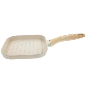 Tallrikar wok nonstick pan frukost matlagning platt kök ägg stek aluminium liten stekpanna praktisk non-stick pannkaka