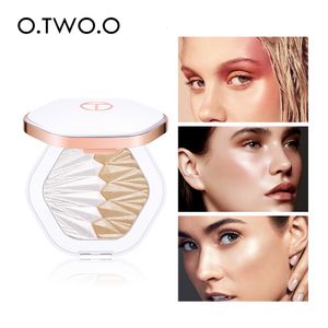 Eye Shadow O TWO O Shell Highlighter Powder Palette Pearl White Pink Purple Shimmer Face Contouring Glowing Makeup 5 Color 1001 230828