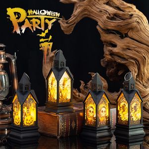 Decorazioni di Halloween Simpatica lampada a forma di zucca Luci notturne Lanterne per decorazioni per la casa in 4 edizioni YX-669