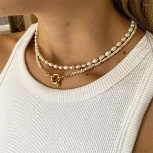 Chains Multilayer Handmade Flower Necklaces Vintage Chokers For Women Gold Color Bead Necklace Fashion Wedding Luxury Gift 2023