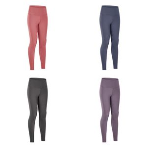 Hot Selling Yoga Suit LL High midja Yoga byxor PROSE UP Fitness Leggings Soft Elastic Hip Lifting T-Shaped Sports Pants Running Pants