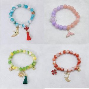 Braccialetti di collegamento Anime Tighnari Klee Beelzebul Bracciale donna Genshin Impact Donna Moda Cosplay Catena di cristallo Braccialetti Regali Bracciale