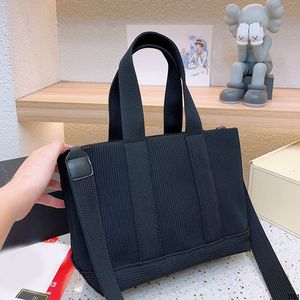 Bolsa de compras de malha feminina sacola de corpo cruzado grande capacidade bolsa de ombro bolsa casual designer bolsa de ombro moda feminina bolsa clássica carta destacável alça larga