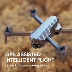 Drone com cardan estabilizador de 3 eixos, prevenção de obstáculos, fotografia aérea EIS 4K, transmissão de imagem HD, posicionamento de fluxo óptico GPS, voo de longa distância