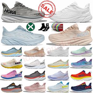 5A Top Quality Hoka Sapatos One One Bondi 8 Clifton 8 9 Runner Hoka Free Pepople Sneakers Hokas Triplo Preto Branco Porto Lunar Rock Mulheres Mens Treinadores Samber Tamanho 47