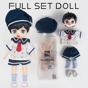 Doll Accessories YMY ob11 Doll full set 1/12 Bjd Gsc Figures Toys Gift Including Head hair face shoes clothing ymy body 10cm Pandas ducks style 230829