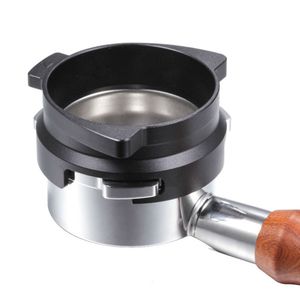 Tampers 54mm aluminiumlegering kaffepulver som tar emot doseringstrattring för bryggning av skålkorg portafilterverktyg 230829