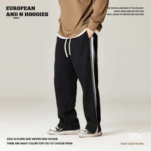2023 Autumn/Winter New Gram Sagging Wide Ben Long Pants Men's Loose Relaxed Casual Pants Joggers