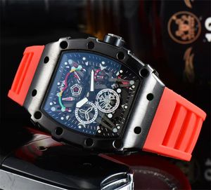 Hiphop Ladies Watch Watcher Watches Watches Multi Dial Multi Work Orologio Quartz Black Red Green Strap Heteron AAA Watch Casual XB011 C23