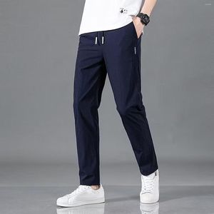 Pantaloni da uomo con tasche profonde Pantaloni da jogging casual vestibilità ampia Corsa da allenamento Allenamento da basket Uomo