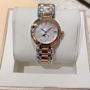 Designer novo relógio feminino elegante com pulseira de aço sólido mostrador 31 mm