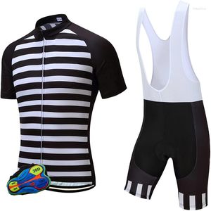 Rennsets Mountain Road Radfahren Schnell trocknend Atmungsaktiv Gesäßtasche Sport Kurzarmtrikot Polyester Set Herren Sportbekleidung