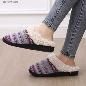 Warm Plus Winter Comwarm For Women Indoor Soft and Comfortable Fluffy Furry Knitted Slippers Lovers Bedroom Fuzzy Shoe T230828 d59f8